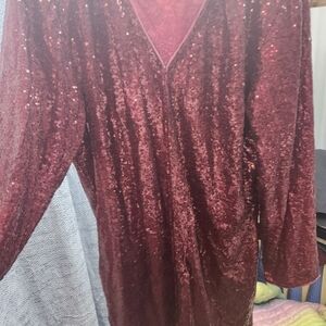 Anna-Kaci Women's Burgundy Jacket